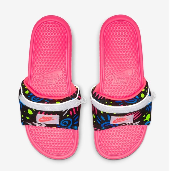 nike jdi slides fanny pack